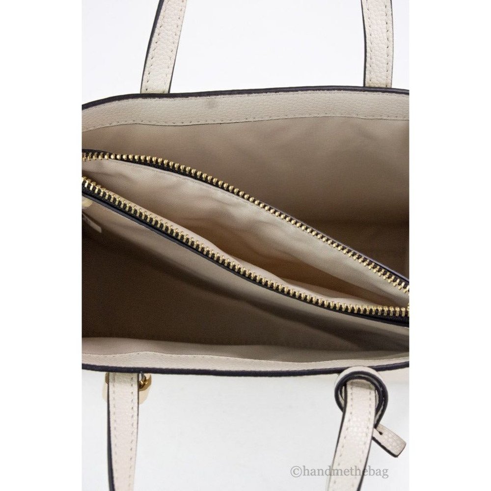 NEW Marc Jacobs X Peanuts Small Ivory Leather Woodstock Tote Crossbody Bag Purse - Picture 9 of 11